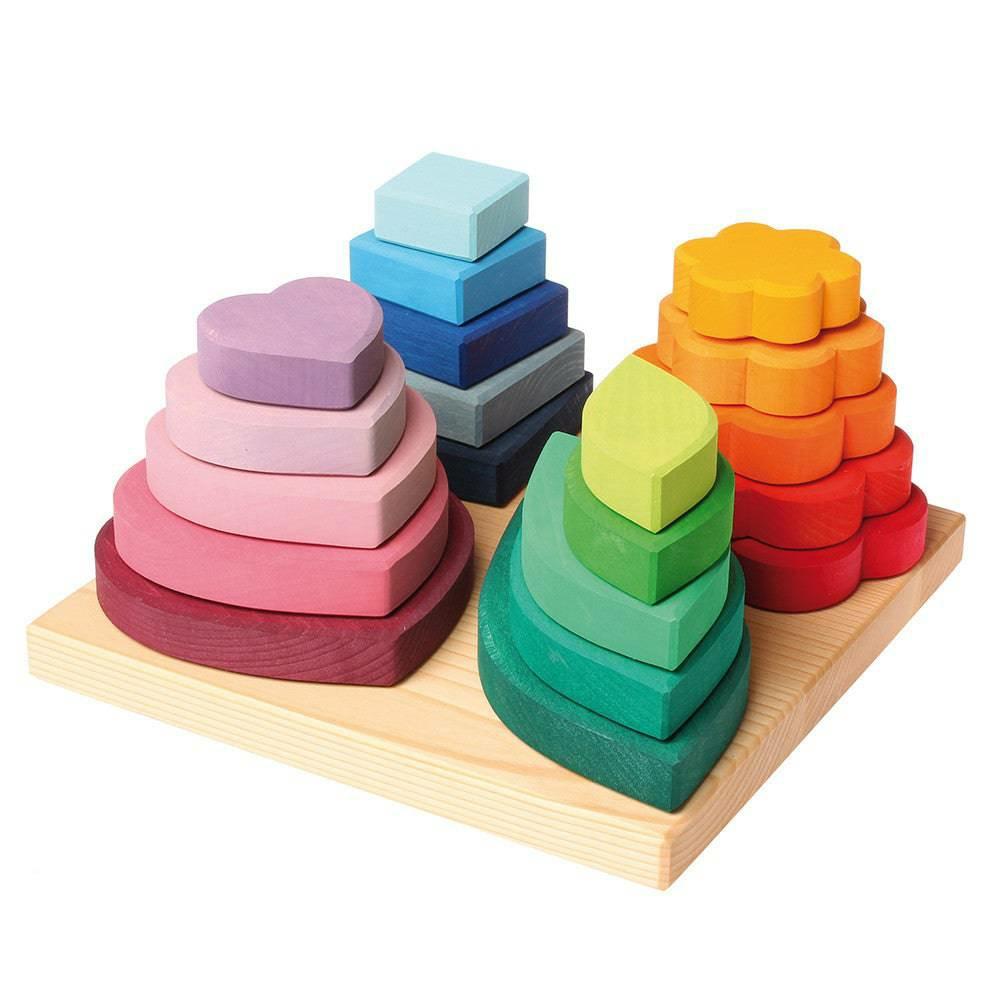 Developmental Toys | Shapes And Colors – Wooden Stacking And Sorting Toy Developmental Toys Developmental Toys