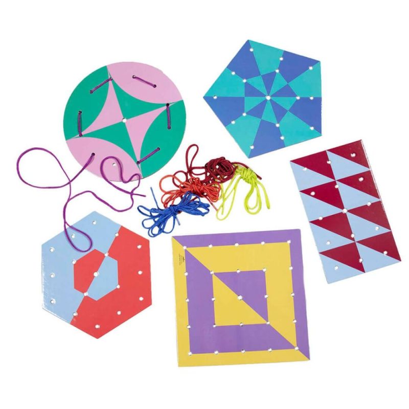 Developmental Toys | Shapes & Patterns Lacing Cards Developmental Toys Developmental Toys