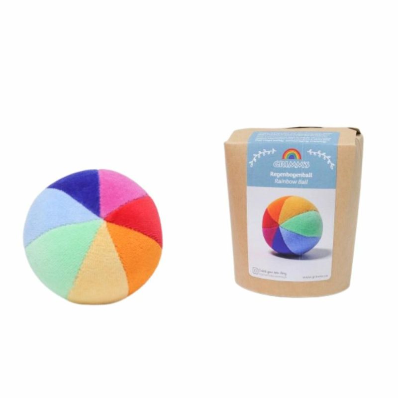 Developmental Toys | Soft Cotton Rainbow Ball Developmental Toys Developmental Toys