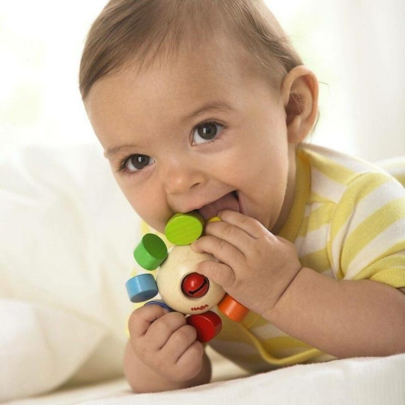 Developmental Toys | Whirlygig Wooden Baby Rattle Developmental Toys Developmental Toys