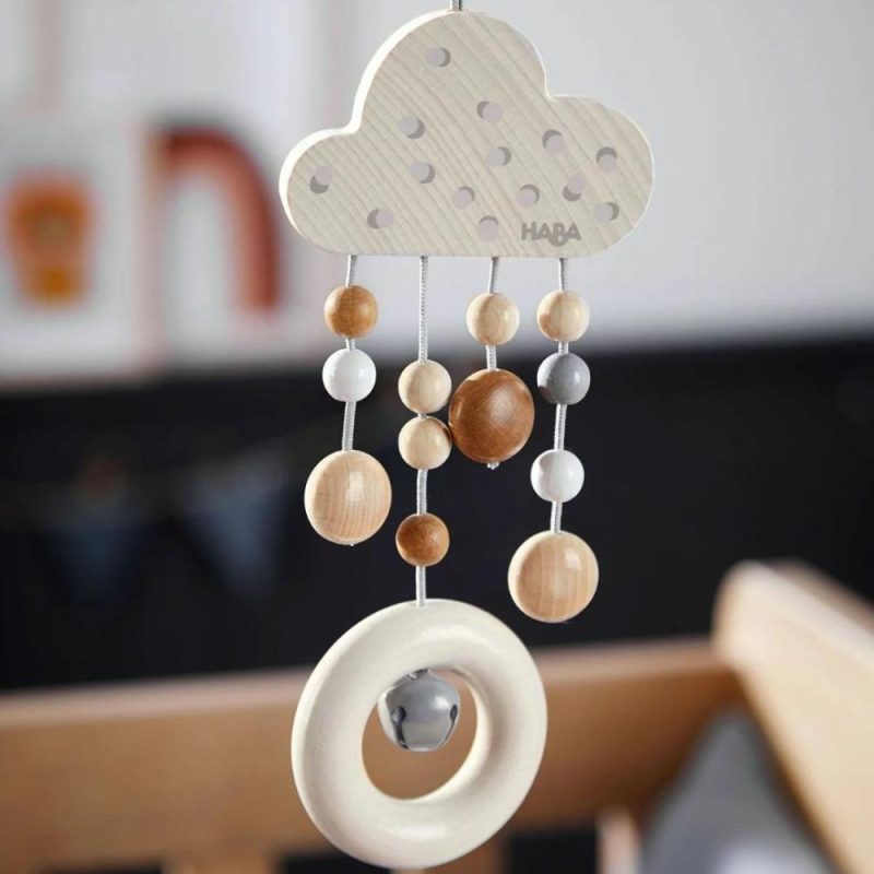 Developmental Toys | Wooden Dangling Figure Dots With Bell Developmental Toys Developmental Toys