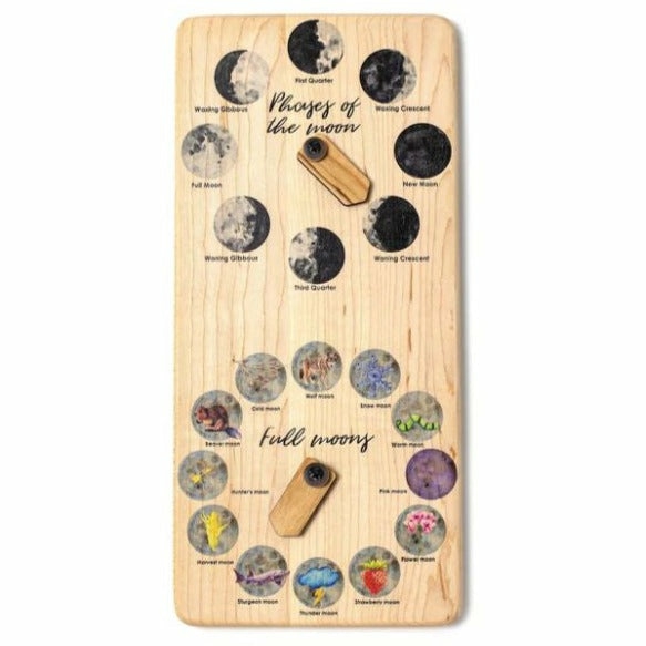 Developmental Toys | Wooden Moon Phases Lunar Calendar Developmental Toys Developmental Toys