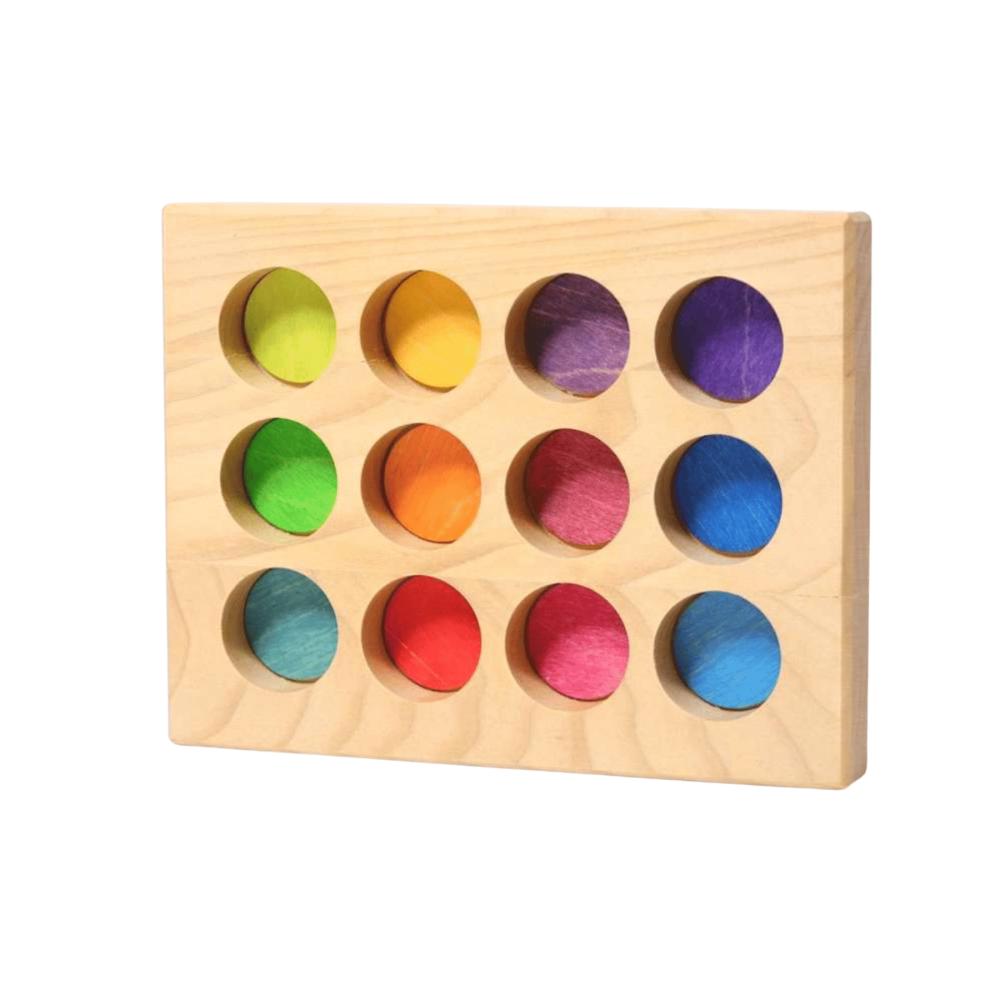 Developmental Toys | Wooden Rainbow Sorting Board Developmental Toys Developmental Toys