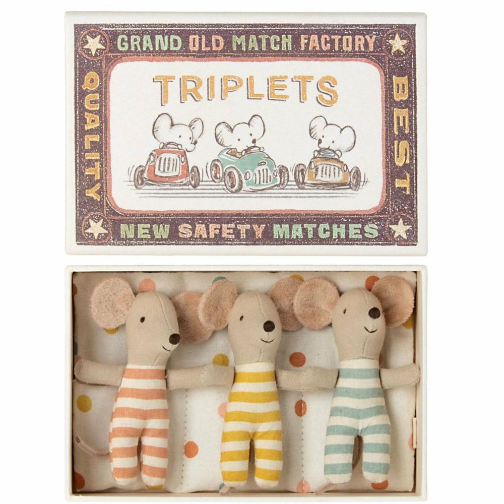 Dolls & Dollhouses | Baby Mice Triplets In A Matchbox Dolls & Dollhouses Dolls & Dollhouses