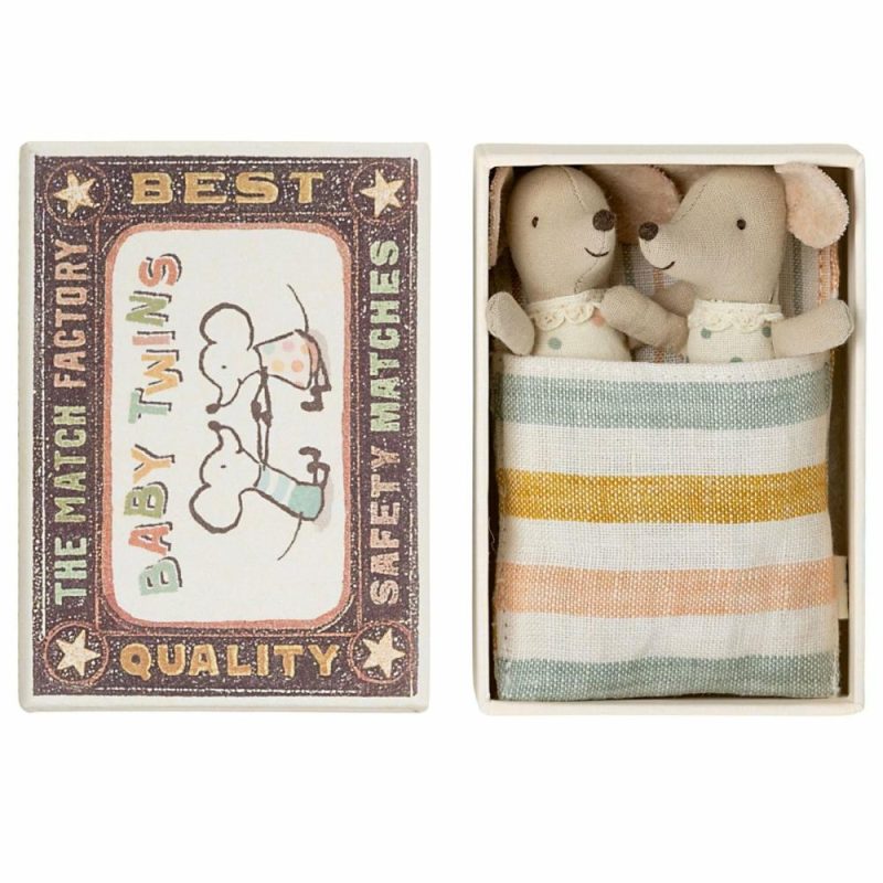 Dolls & Dollhouses | Baby Mice Twins In A Matchbox Dolls & Dollhouses Dolls & Dollhouses