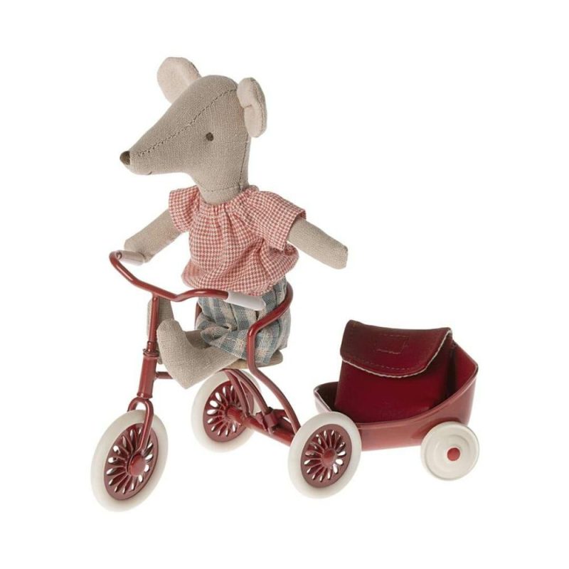 Dolls & Dollhouses | Big Sister Tricycle Mouse – Red Dolls & Dollhouses Dolls & Dollhouses