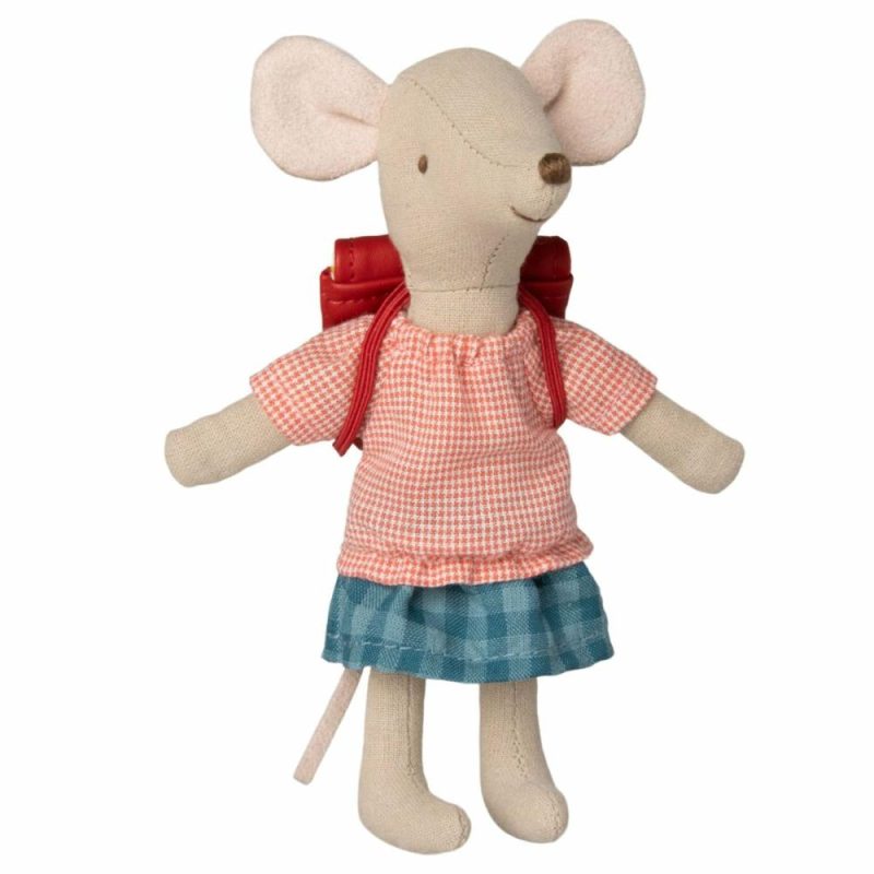 Dolls & Dollhouses | Big Sister Tricycle Mouse With A Backpack  – Red Dolls & Dollhouses Dolls & Dollhouses