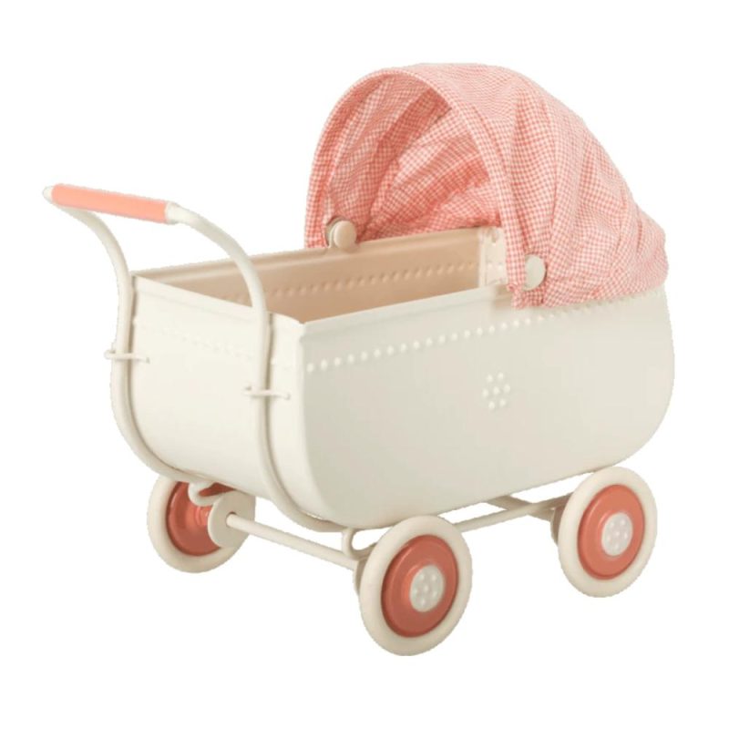 Dolls & Dollhouses | Coral Pram Carriage And Micro Bunny Dolls & Dollhouses Dolls & Dollhouses