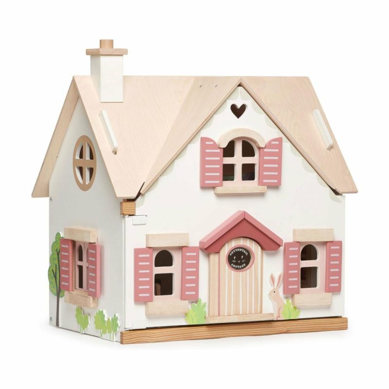 Dolls & Dollhouses | Cottontail Cottage Wooden Dollhouse Dolls & Dollhouses Dolls & Dollhouses