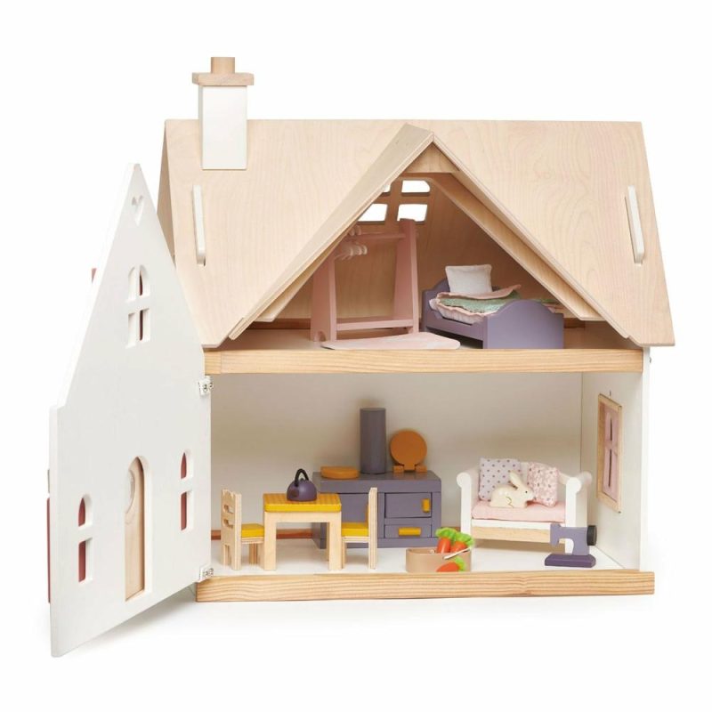 Dolls & Dollhouses | Cottontail Cottage Wooden Dollhouse Dolls & Dollhouses Dolls & Dollhouses