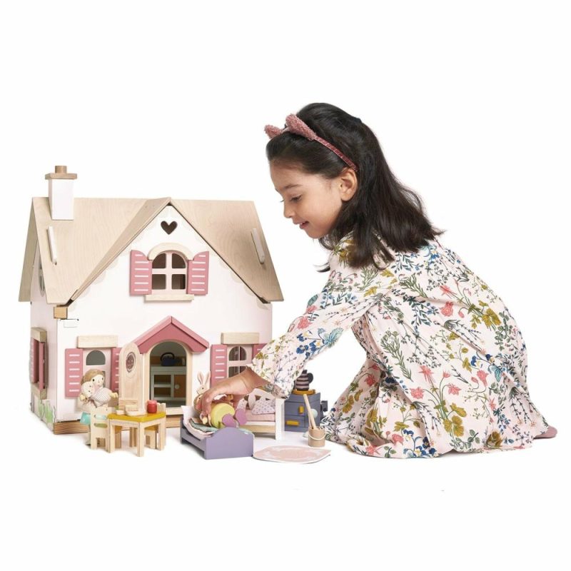 Dolls & Dollhouses | Cottontail Cottage Wooden Dollhouse Dolls & Dollhouses Dolls & Dollhouses