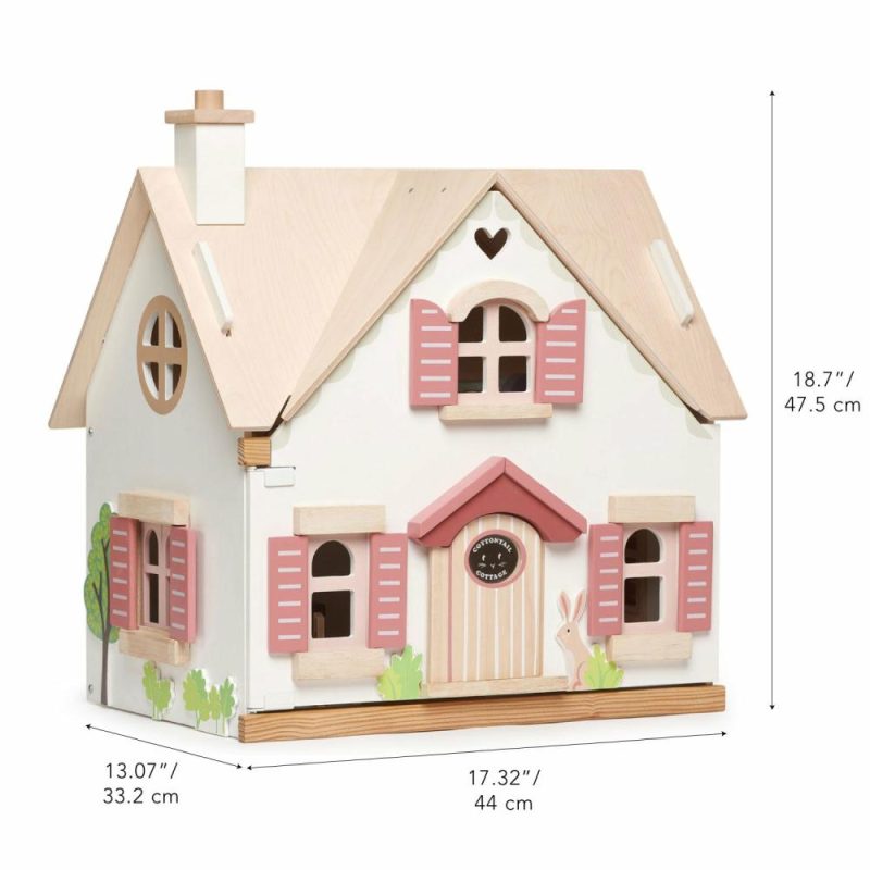 Dolls & Dollhouses | Cottontail Cottage Wooden Dollhouse Dolls & Dollhouses Dolls & Dollhouses