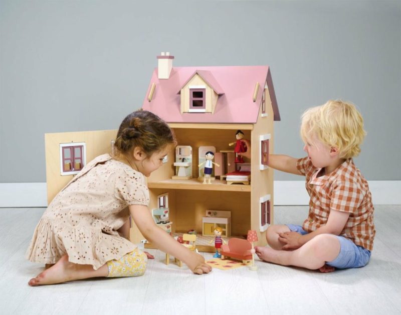 Dolls & Dollhouses | Foxtail Villa Wooden Dollhouse Dolls & Dollhouses Dolls & Dollhouses