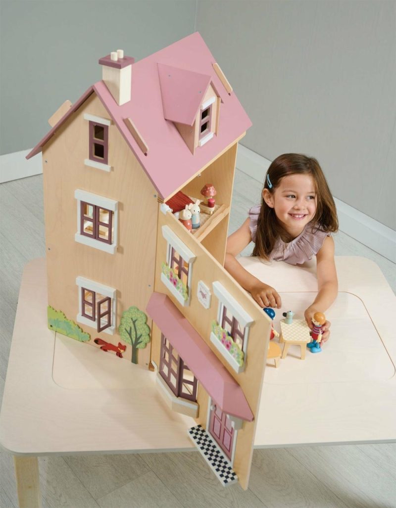 Dolls & Dollhouses | Foxtail Villa Wooden Dollhouse Dolls & Dollhouses Dolls & Dollhouses