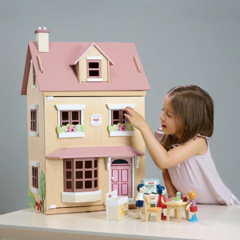 Dolls & Dollhouses | Foxtail Villa Wooden Dollhouse Dolls & Dollhouses Dolls & Dollhouses