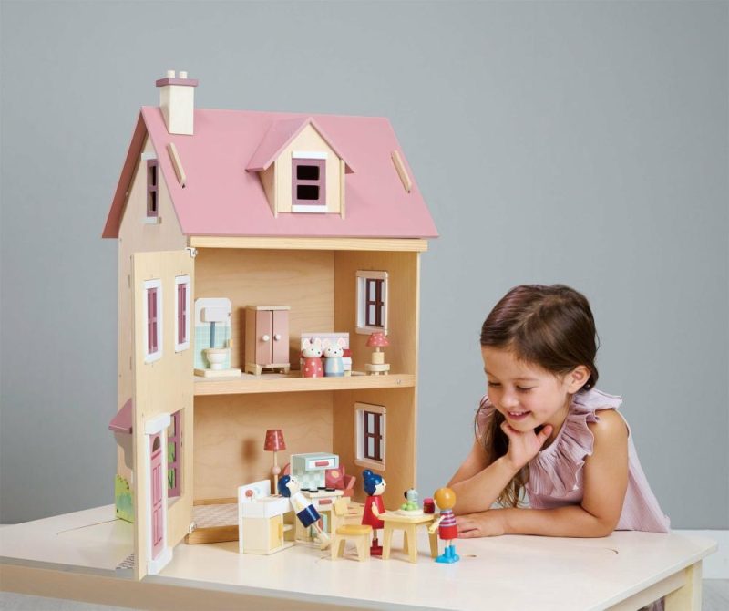 Dolls & Dollhouses | Foxtail Villa Wooden Dollhouse Dolls & Dollhouses Dolls & Dollhouses