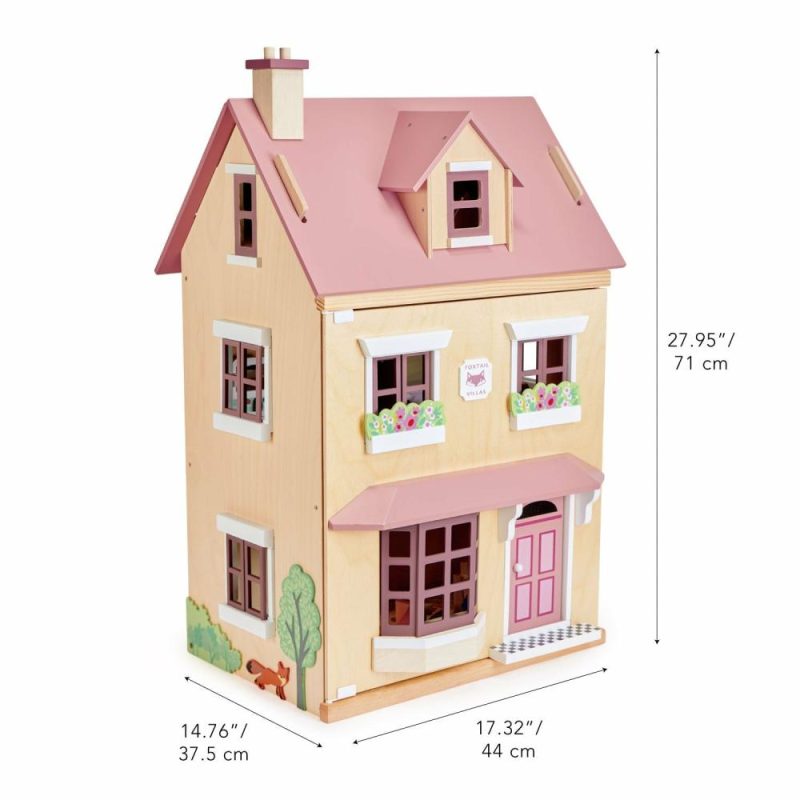 Dolls & Dollhouses | Foxtail Villa Wooden Dollhouse Dolls & Dollhouses Dolls & Dollhouses