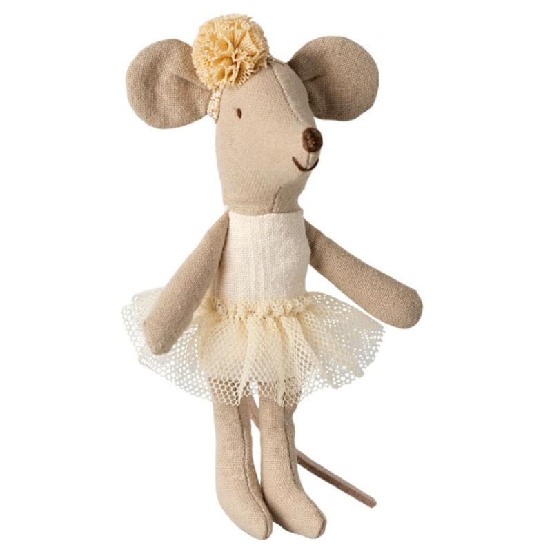 Dolls & Dollhouses | Little Sister Ballerina Mouse – Off-White Dolls & Dollhouses Dolls & Dollhouses