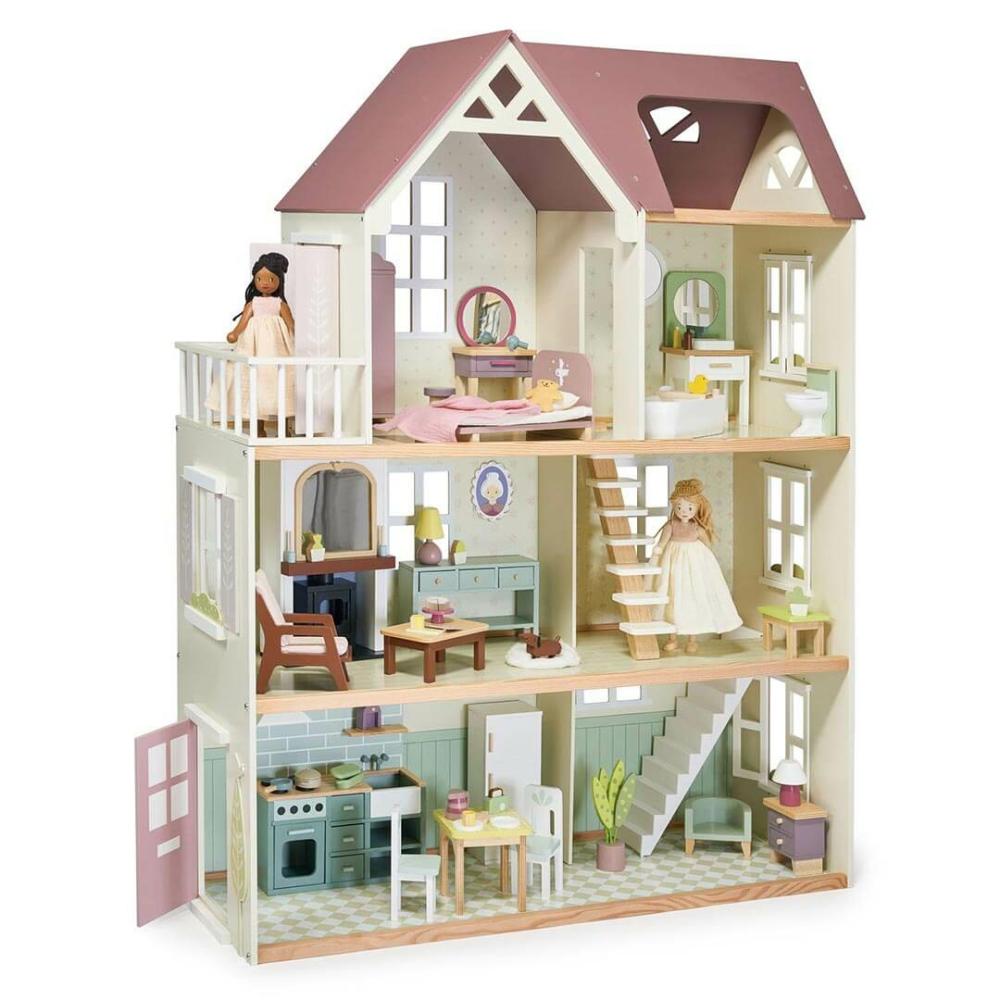 Dolls & Dollhouses | Mulberry Mansion Large Wooden Dollhouse Dolls & Dollhouses Dolls & Dollhouses