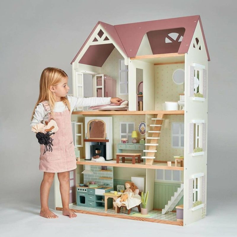 Dolls & Dollhouses | Mulberry Mansion Large Wooden Dollhouse Dolls & Dollhouses Dolls & Dollhouses