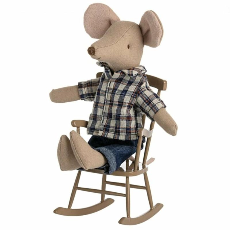 Dolls & Dollhouses | Rocking Chair For Mice – Light Brown Dolls & Dollhouses Dolls & Dollhouses