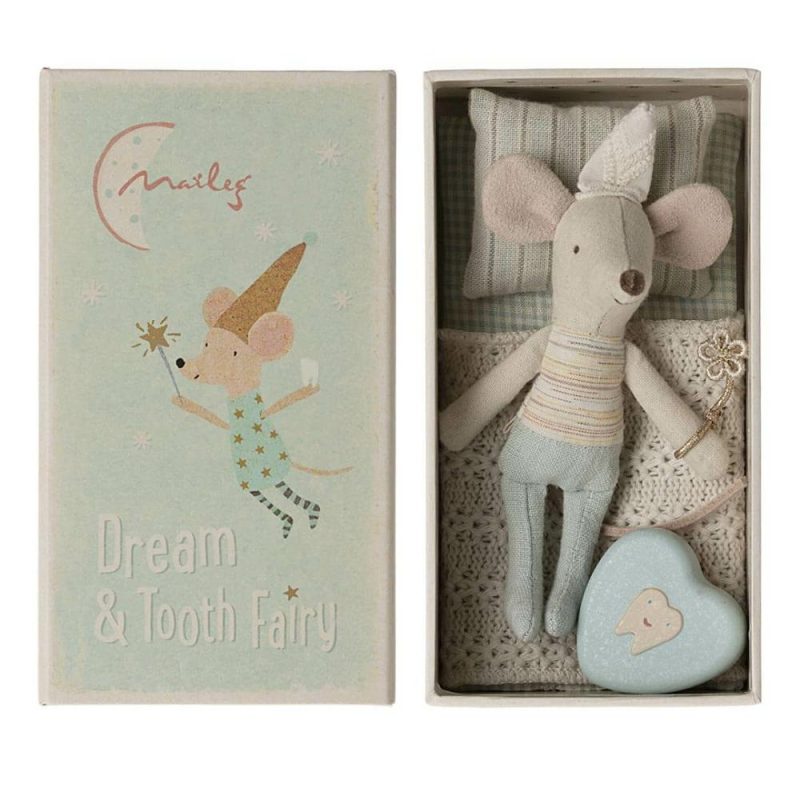 Dolls & Dollhouses | Tooth Fairy Mouse In A Matchbox – Little Brother Dolls & Dollhouses Dolls & Dollhouses