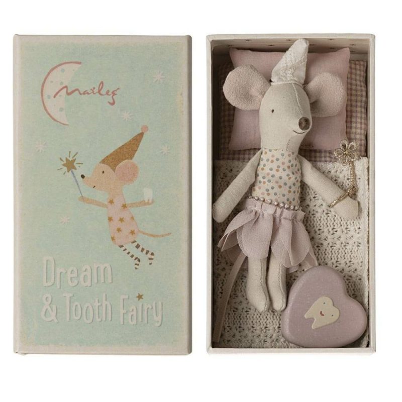 Dolls & Dollhouses | Tooth Fairy Mouse In A Matchbox – Little Sister Dolls & Dollhouses Dolls & Dollhouses