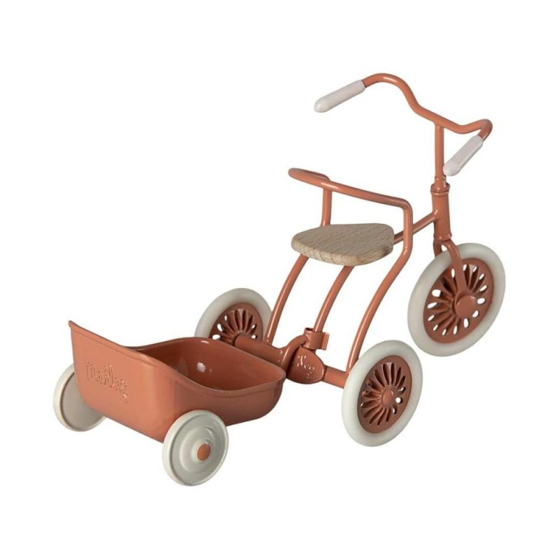 Dolls & Dollhouses | Tricycle Trailer For Mice Dolls & Dollhouses Coral