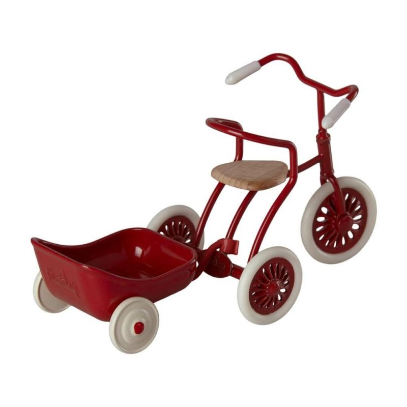 Dolls & Dollhouses | Tricycle Trailer For Mice Dolls & Dollhouses Coral