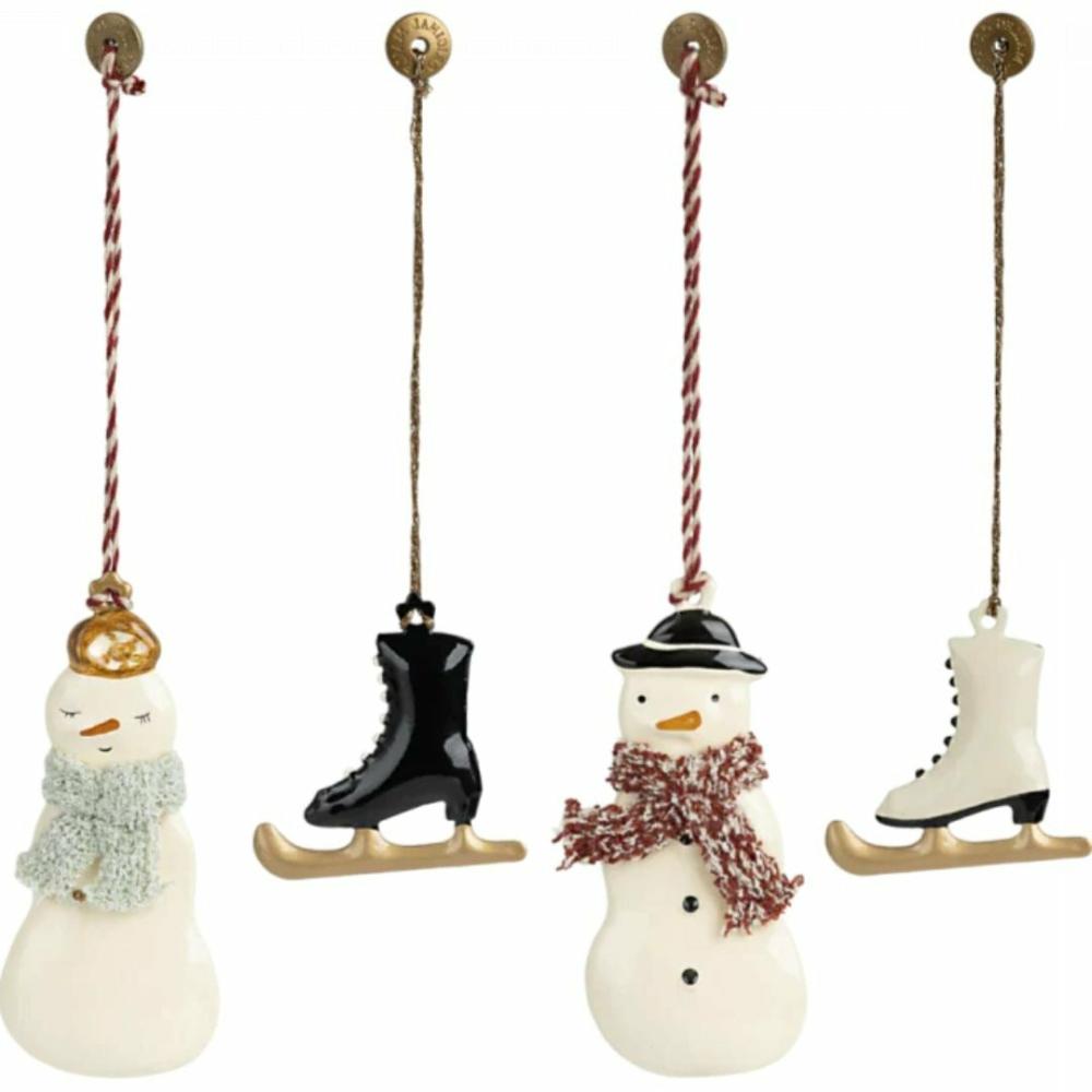 Dolls & Dollhouses | Winter Wonderland Metal Ornament Set Dolls & Dollhouses Dolls & Dollhouses