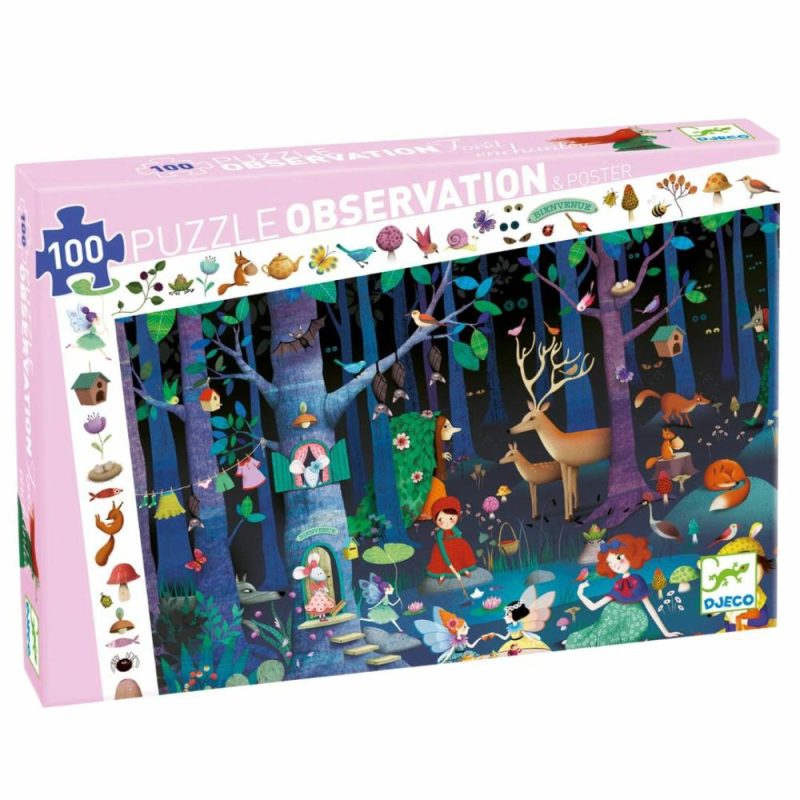 Games & Puzzles | Enchanted Forest Observation Jigsaw Puzzle – 100 Piece Games & Puzzles Games & Puzzles