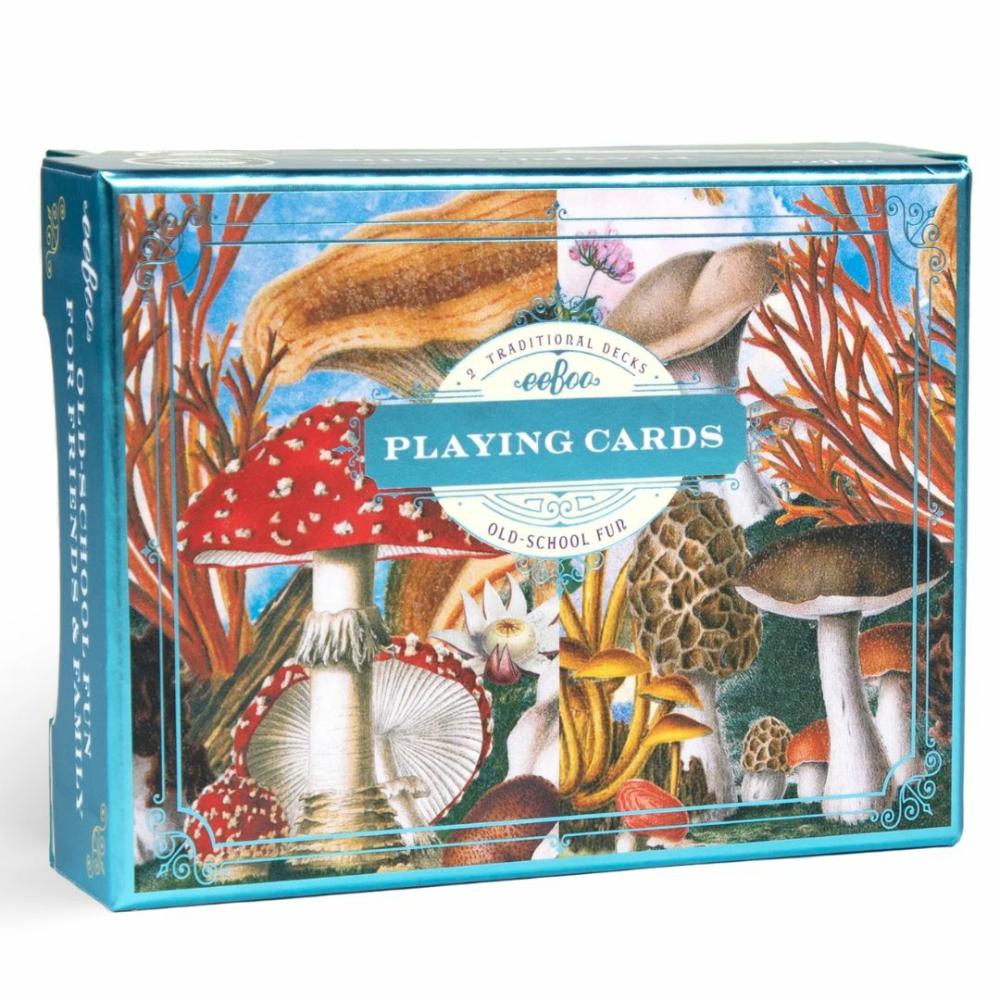 Games & Puzzles | Mushroom Playing Card Gift Box Set Games & Puzzles Games & Puzzles