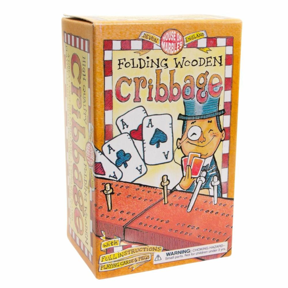 Games & Puzzles | Pocket-Sized Wooden Cribbage Set Games & Puzzles Games & Puzzles