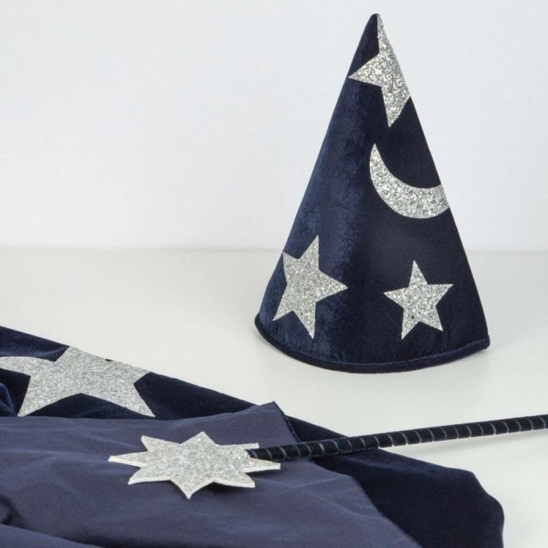 Pretend Play | Blue Velvet Wizard Costume Pretend Play Pretend Play