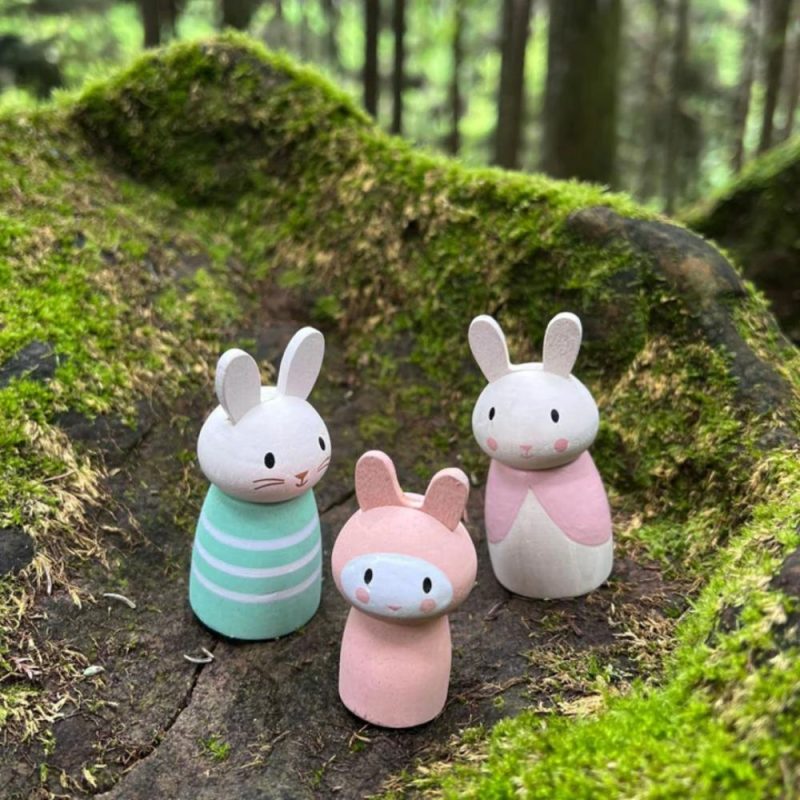 Pretend Play | Bunny Tales Wooden Doll Set Pretend Play Pretend Play