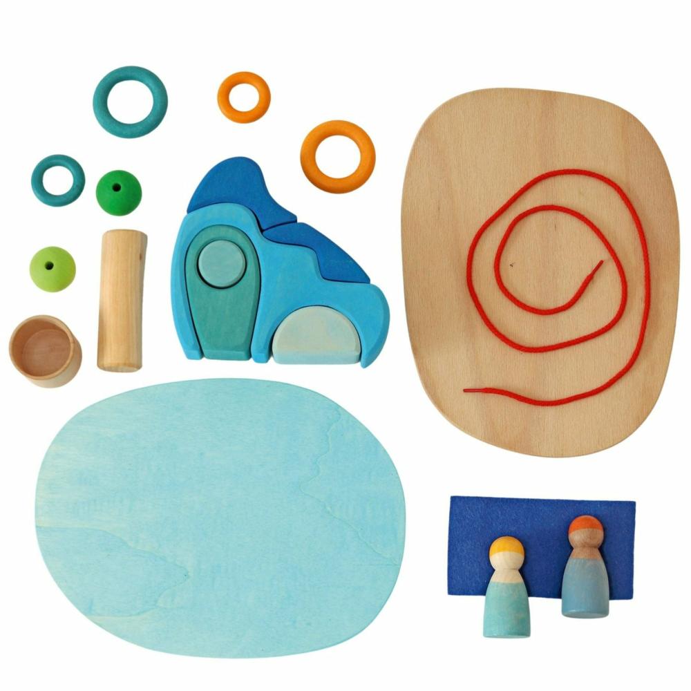 Pretend Play | By The Water – Wooden Small World Play Set Pretend Play Pretend Play