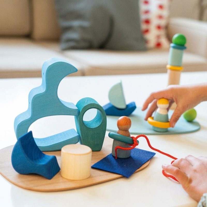 Pretend Play | By The Water – Wooden Small World Play Set Pretend Play Pretend Play