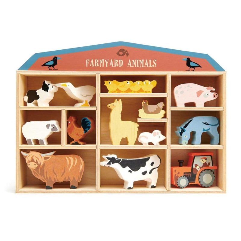 Pretend Play | Farmyard Wooden Animals Set Pretend Play Pretend Play