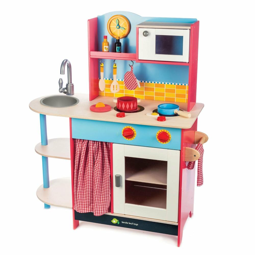 Pretend Play | Grand Wooden Play Kitchen Pretend Play Pretend Play