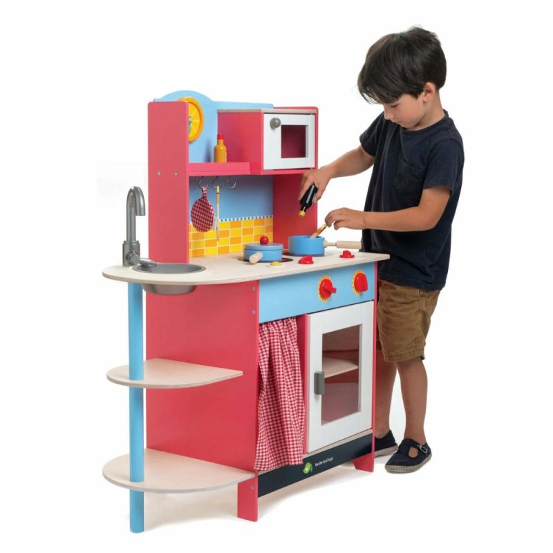 Pretend Play | Grand Wooden Play Kitchen Pretend Play Pretend Play