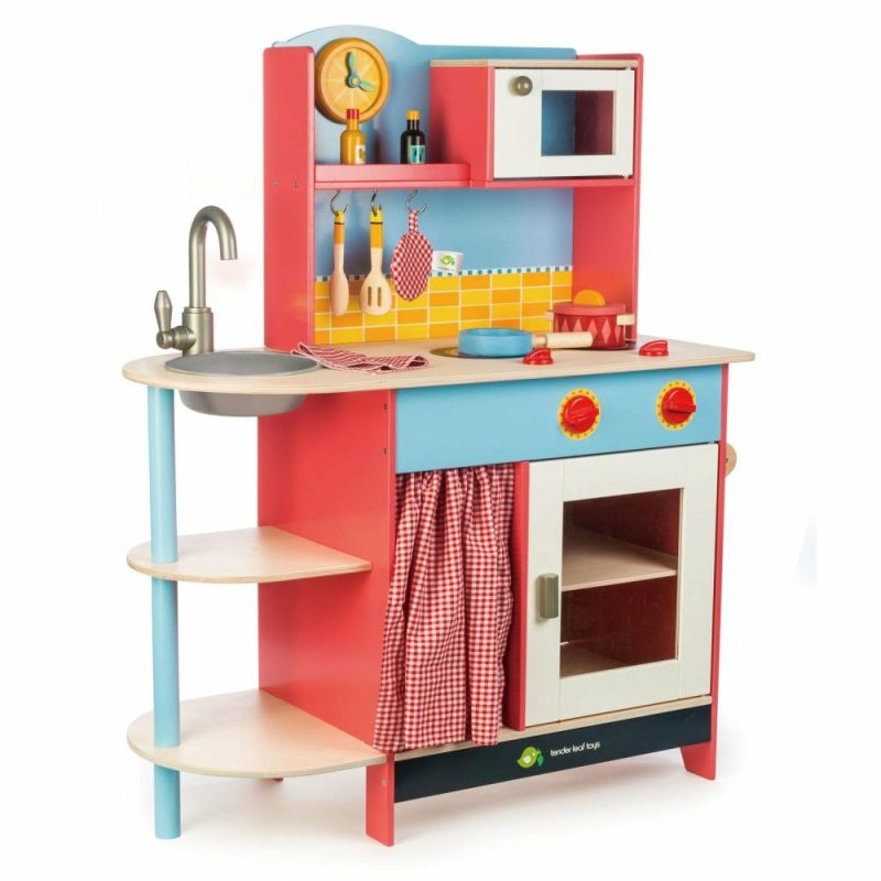 Pretend Play | Grand Wooden Play Kitchen Pretend Play Pretend Play