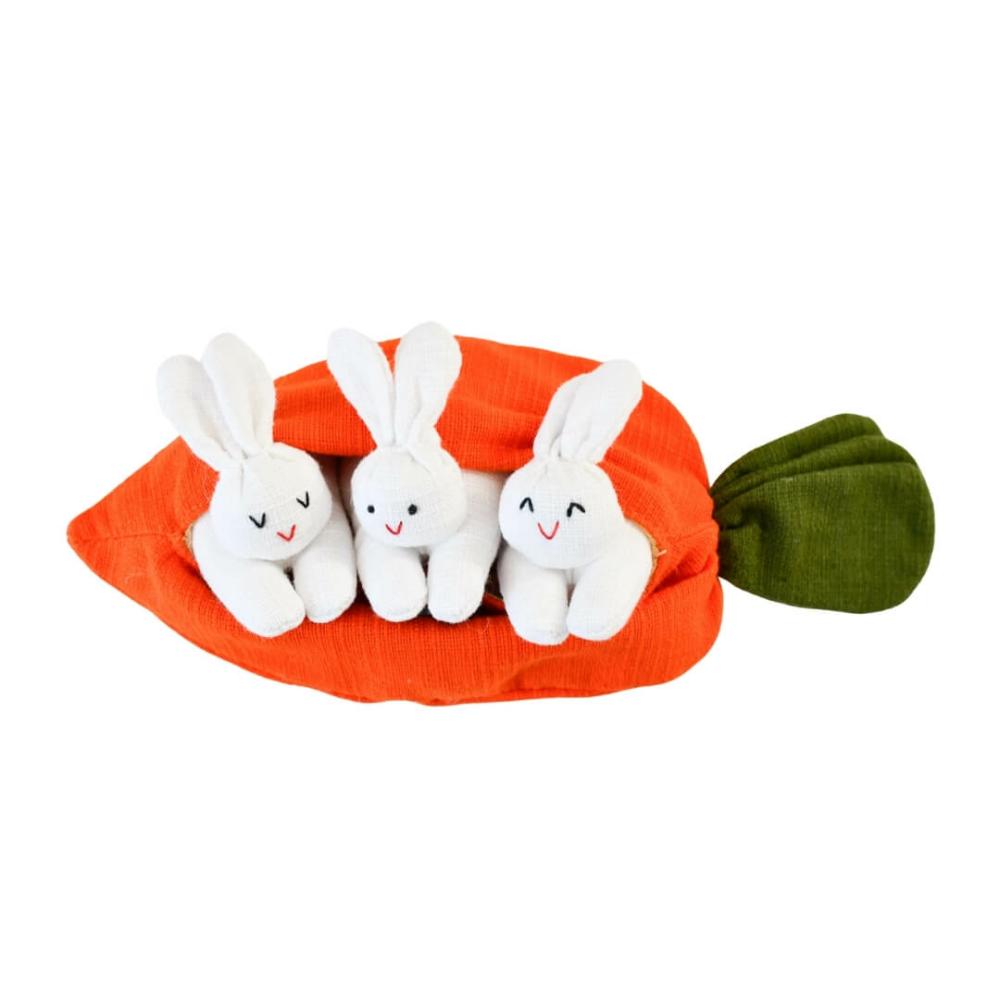 Pretend Play | Hide-And-Seek Bunnies In Carrot Pouch Pretend Play Pretend Play