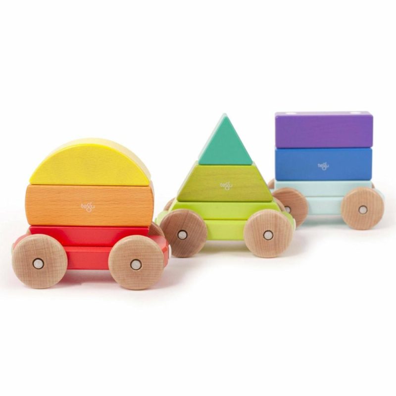 Pretend Play | Magnetic Wooden Shape Train Pretend Play Pretend Play