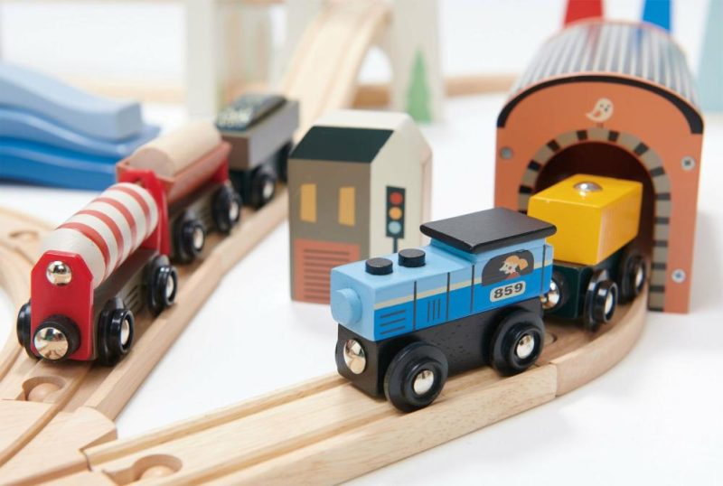 Pretend Play | Mountain View Wooden Train Set Pretend Play Pretend Play