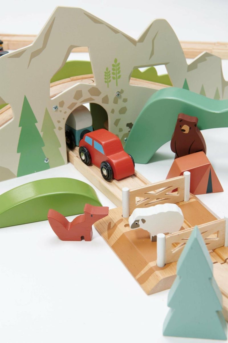 Pretend Play | Mountain View Wooden Train Set Pretend Play Pretend Play