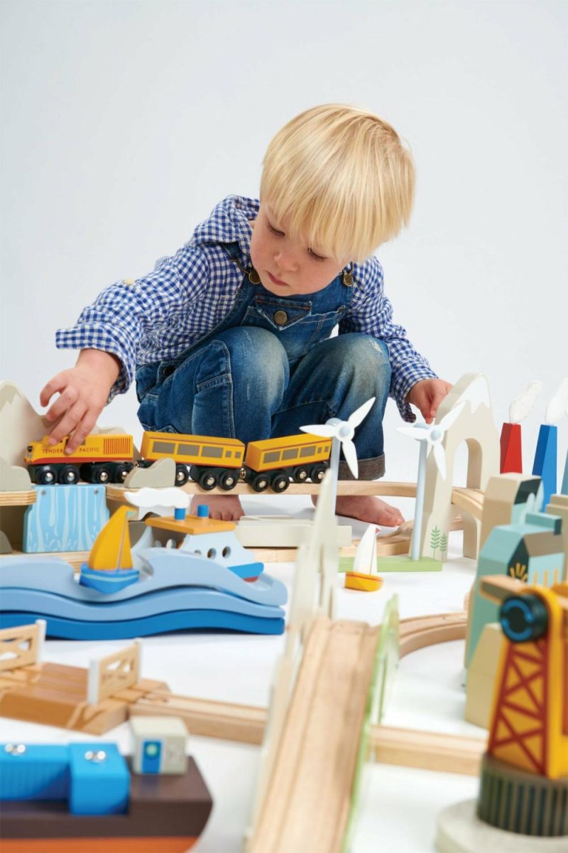 Pretend Play | Mountain View Wooden Train Set Pretend Play Pretend Play