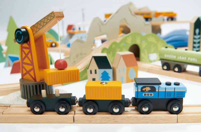 Pretend Play | Mountain View Wooden Train Set Pretend Play Pretend Play