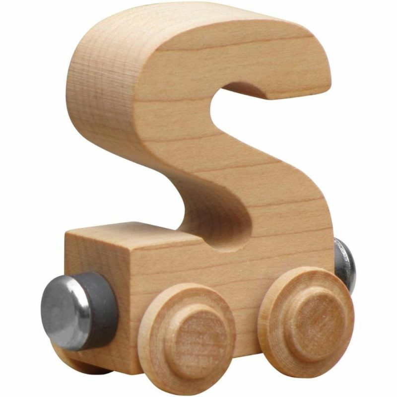 Pretend Play | Natural Wooden Name Train Letters Pretend Play A