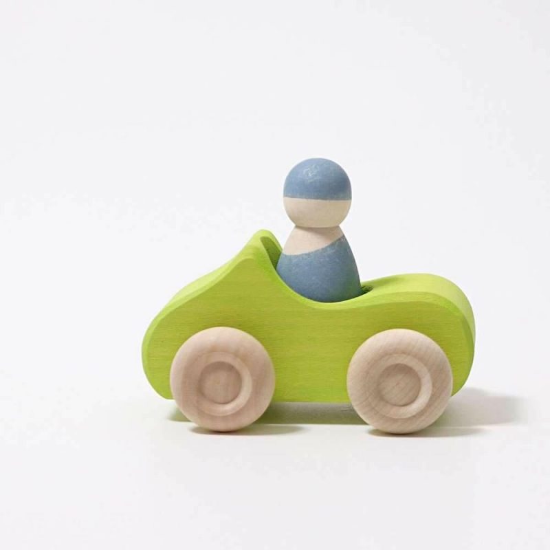 Pretend Play | Small Green Convertible – Wooden Toy Car Pretend Play Pretend Play