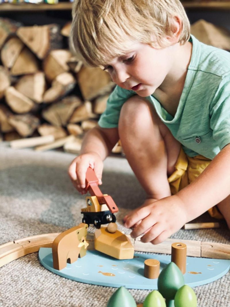 Pretend Play | Wild Pines Wooden Train Set Pretend Play Pretend Play